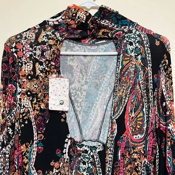 NWT Free People All Dolled Up Paisley Dress Sz Small - Picture 5 of 9